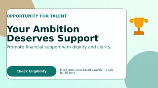 Glass Scholarship Program Wide Ad — editable white education template, youtube thumbnail