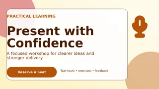 Glass Skills Workshop Wide Ad — editable white education template, youtube thumbnail
