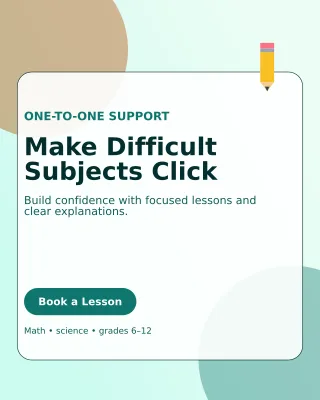 Glass Tutoring Service Poster — editable white education template, instagram portrait