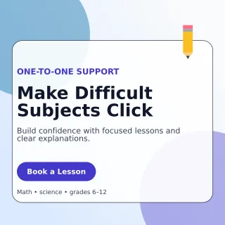 Glass Tutoring Service Social Post — editable white education template, instagram post