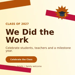 Kinetic Graduation Announcement Social Post — editable white education template, instagram post
