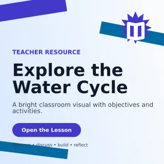 Kinetic Lesson Plan Social Post — editable white education template, instagram post