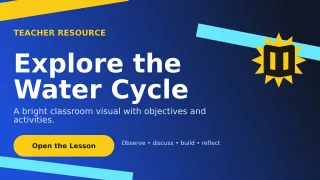 Kinetic Lesson Plan Wide Ad — editable blue education template, youtube thumbnail