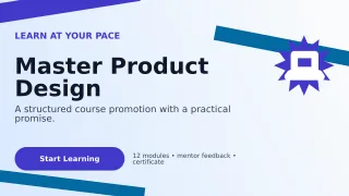 Kinetic Online Course Wide Ad — editable white education template, youtube thumbnail