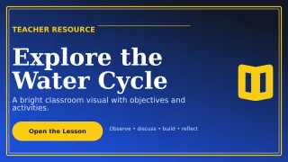 Luxe Lesson Plan Wide Ad — editable blue education template, youtube thumbnail