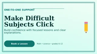 Luxe Tutoring Service Wide Ad — editable white education template, youtube thumbnail