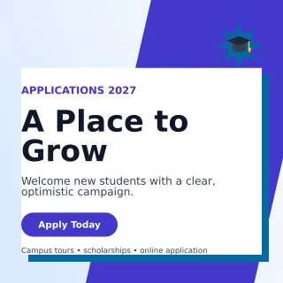 Neo Admissions Open Social Post — editable white education template, instagram post