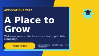 Neo Admissions Open Wide Ad — editable blue education template, youtube thumbnail