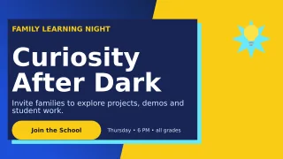 Neo School Event Wide Ad — editable blue education template, youtube thumbnail