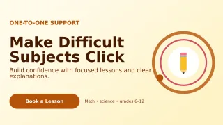 Orbit Tutoring Service Wide Ad — editable white education template, youtube thumbnail