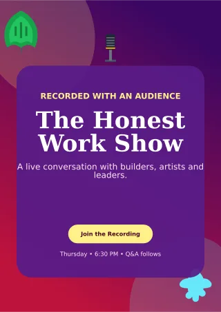 Botanical Live Podcast A4 Flyer — editable purple entertainment event template, a4 print