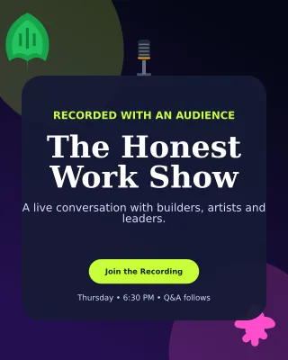 Botanical Live Podcast Poster — editable black entertainment event template, instagram portrait