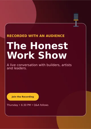 Glass Live Podcast A4 Flyer — editable black entertainment event template, a4 print