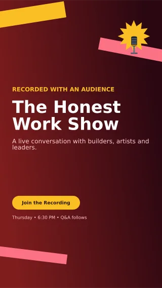 Kinetic Live Podcast Digital Flyer — editable black entertainment event template, story / reel