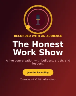 Orbit Live Podcast Poster — editable black entertainment event template, instagram portrait