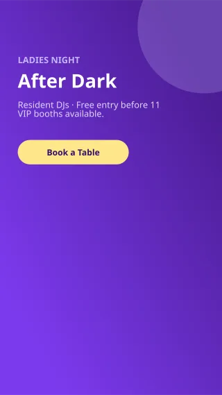 Club Night — editable purple invitation template, story / reel