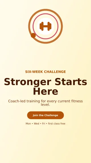 Orbit Fitness Bootcamp Flyer Digital Flyer — editable white flyer or poster template, story / reel