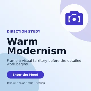 Aurora Creative Moodboard Social Post — editable white graphic design template, instagram post