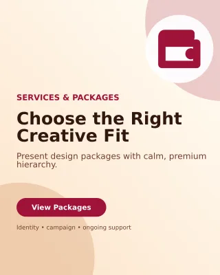 Aurora Design Pricing Guide Poster — editable white graphic design template, instagram portrait