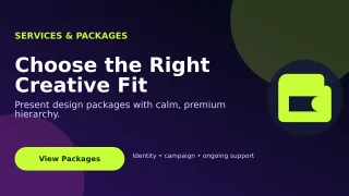 Aurora Design Pricing Guide Wide Ad — editable black graphic design template, youtube thumbnail