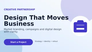 Aurora Design Services Wide Ad — editable white graphic design template, youtube thumbnail