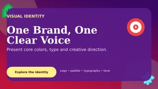 Botanical Brand Board Wide Ad — editable purple graphic design template, youtube thumbnail