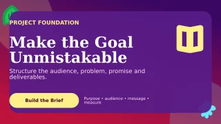 Botanical Creative Brief Wide Ad — editable purple graphic design template, youtube thumbnail