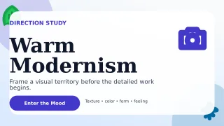 Botanical Creative Moodboard Wide Ad — editable white graphic design template, youtube thumbnail