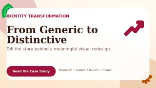 Botanical Design Case Study Wide Ad — editable white graphic design template, youtube thumbnail