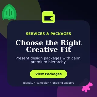 Botanical Design Pricing Guide Social Post — editable black graphic design template, instagram post