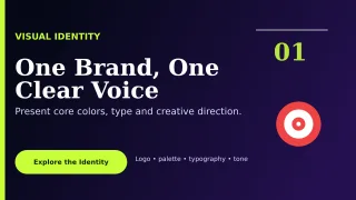 Editorial Brand Board Wide Ad — editable black graphic design template, youtube thumbnail