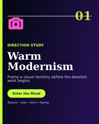 Editorial Creative Moodboard Poster — editable black graphic design template, instagram portrait