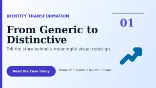 Editorial Design Case Study Wide Ad — editable white graphic design template, youtube thumbnail