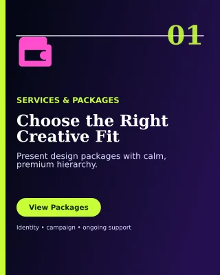 Editorial Design Pricing Guide Poster — editable black graphic design template, instagram portrait