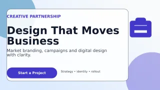 Glass Design Services Wide Ad — editable white graphic design template, youtube thumbnail