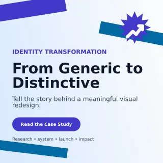 Kinetic Design Case Study Social Post — editable white graphic design template, instagram post