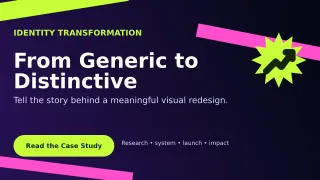 Kinetic Design Case Study Wide Ad — editable black graphic design template, youtube thumbnail