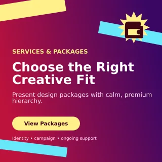 Kinetic Design Pricing Guide Social Post — editable purple graphic design template, instagram post