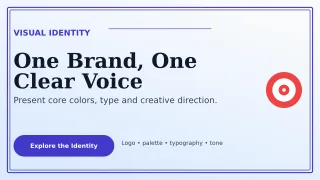 Luxe Brand Board Wide Ad — editable white graphic design template, youtube thumbnail