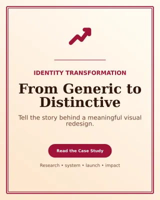 Luxe Design Case Study Poster — editable white graphic design template, instagram portrait