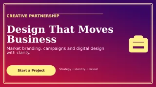 Luxe Design Services Wide Ad — editable purple graphic design template, youtube thumbnail