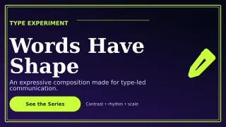 Luxe Typography Poster Wide Ad — editable black graphic design template, youtube thumbnail