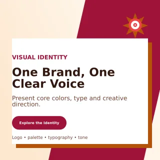 Neo Brand Board Social Post — editable white graphic design template, instagram post