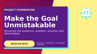 Neo Creative Brief Wide Ad — editable purple graphic design template, youtube thumbnail