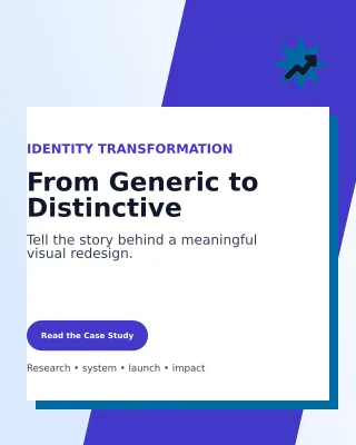 Neo Design Case Study Poster — editable white graphic design template, instagram portrait