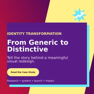 Neo Design Case Study Social Post — editable purple graphic design template, instagram post