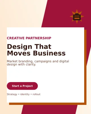 Neo Design Services Poster — editable white graphic design template, instagram portrait