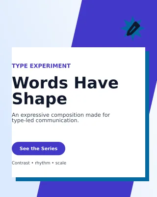 Neo Typography Poster Poster — editable white graphic design template, instagram portrait