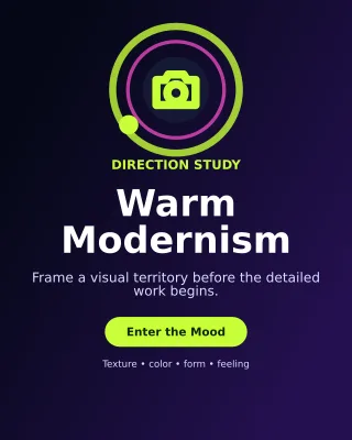 Orbit Creative Moodboard Poster — editable black graphic design template, instagram portrait