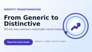 Orbit Design Case Study Wide Ad — editable white graphic design template, youtube thumbnail
